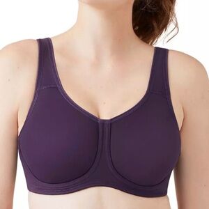 Wacoal Simone Sport Underwire Bra 34DDD Purple (SWEET GRAPE) / NWT